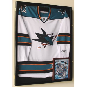 XL Hockey Jersey Display Case Shadow Box Cabinet Sports NHL Case   371967601841